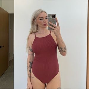 Wilfred dusty rose body suit